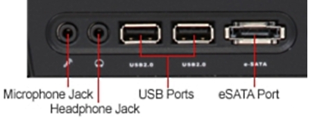 eSATA port eSATA port