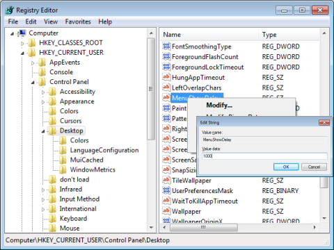Using Registry Editor Using Registry Editor