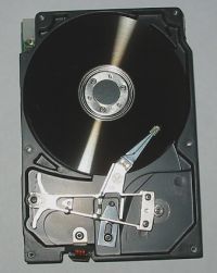 Hard drive with stepping motor Hard drive with stepping motor