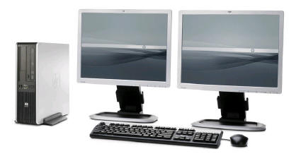 Two Separate Monitors Configured Together