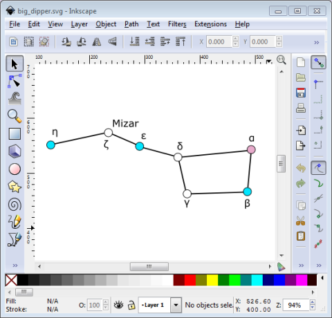 Greek letters in Inkscape