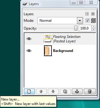 Layers dialog box