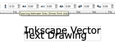 Line spacing set so lines overlap